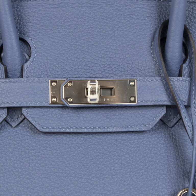 Hermes Personal Birkin bag 40 Blue nuit/ Blue brighton Togo