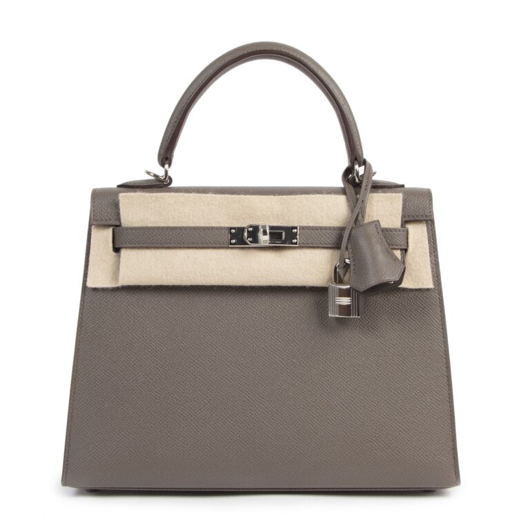 Hermes kelly 25 etain outlet