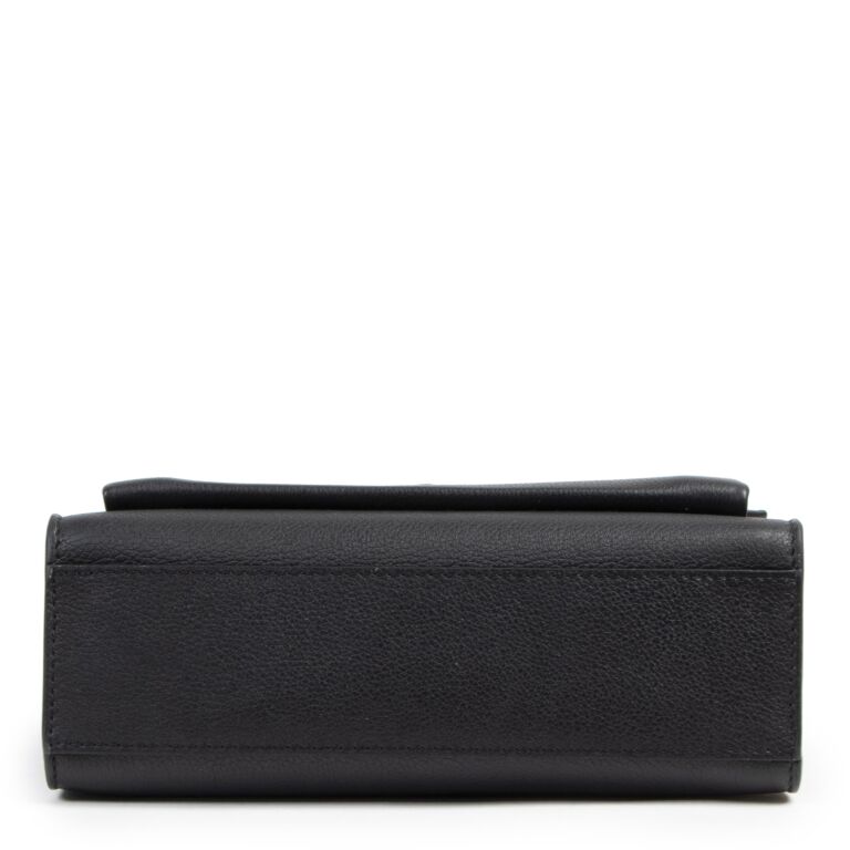 Louis Vuitton Mylockme Crossbody Black Soft Calfskin Leather Bag