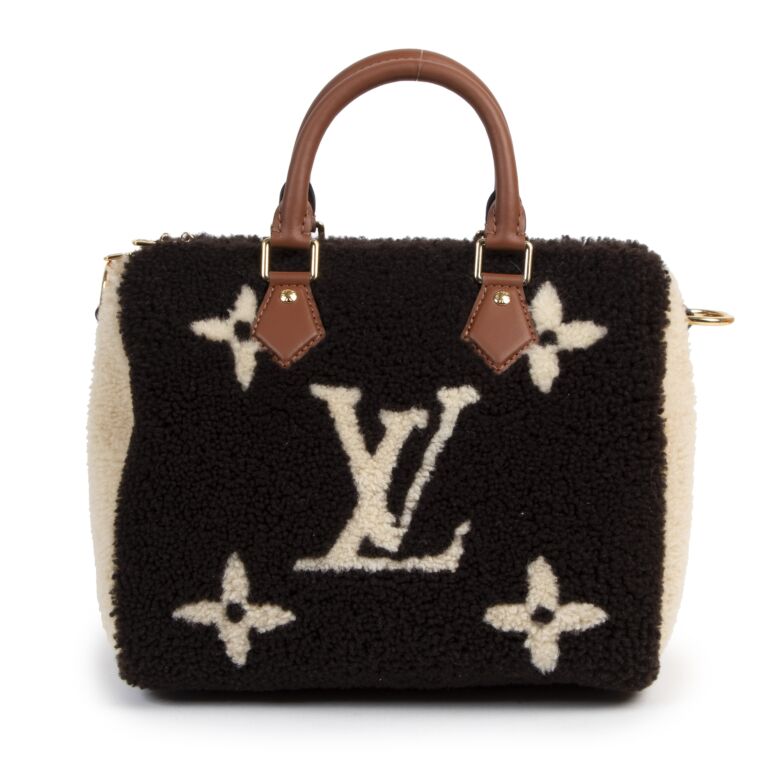 Louis Vuitton LV Speedy Teddy new Black Leather ref.233192 - Joli