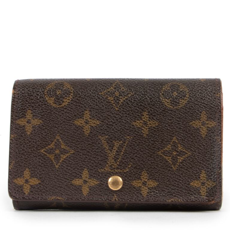 monogram porte monnaie billets tresor