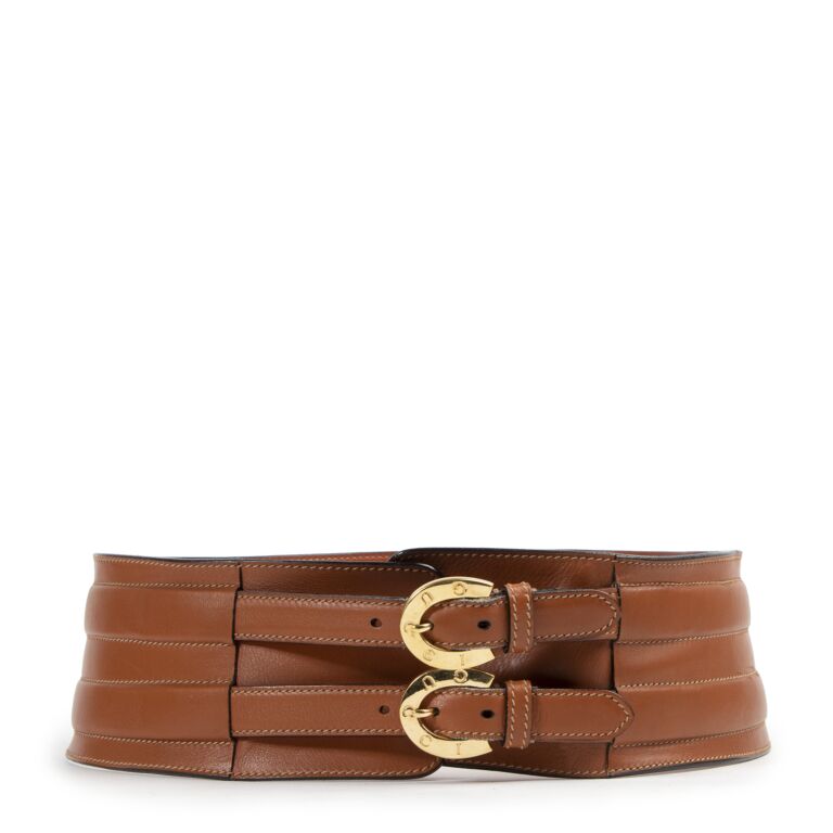 Cognac gucci belt discount