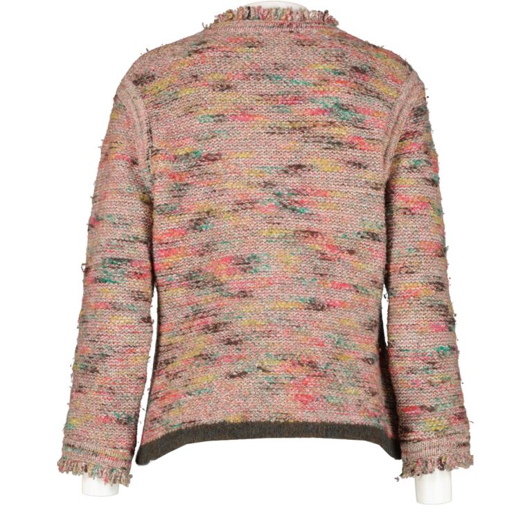 Chanel Identification 99A Multicolor Knitted Jacket - Size
