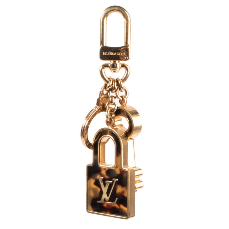 Louis Vuitton Gold Tortoise Lock Bag Charm ○ Labellov ○ Buy and