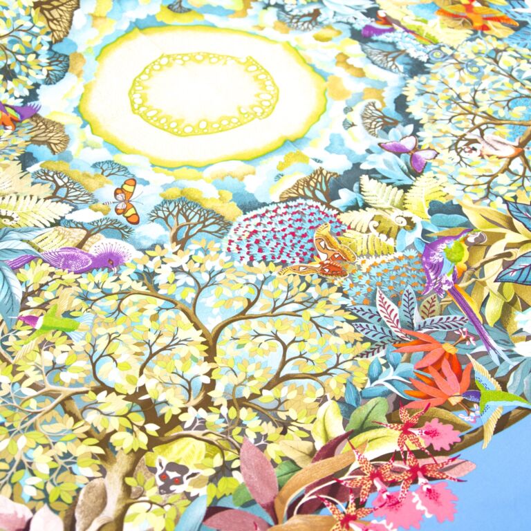 Hermès Carré Au Coeur De La Vie ○ Labellov ○ Buy and Sell