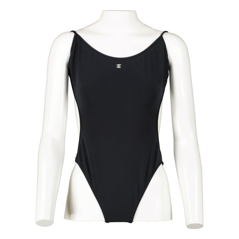 Chanel swimsuit new arrivals black