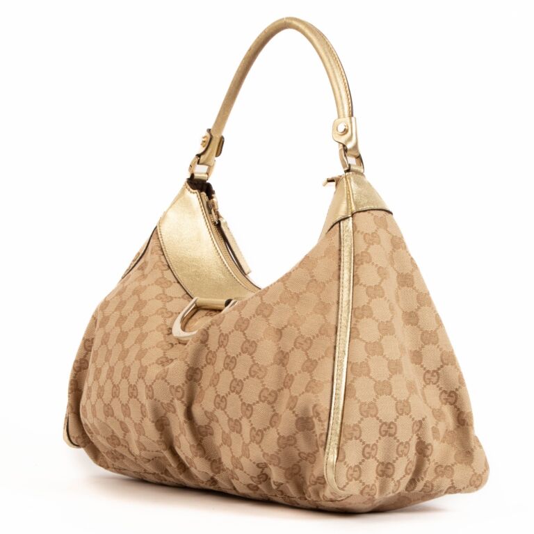 Gucci gold hobo bag online