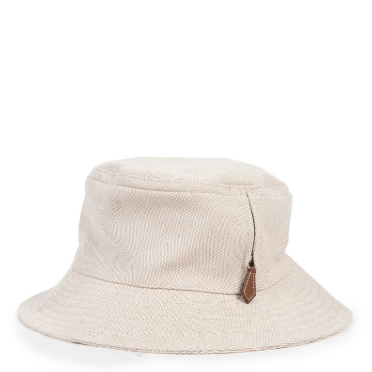 美品】HERMES エルメス Hロゴ バケットハット カシミヤ MOTSCH