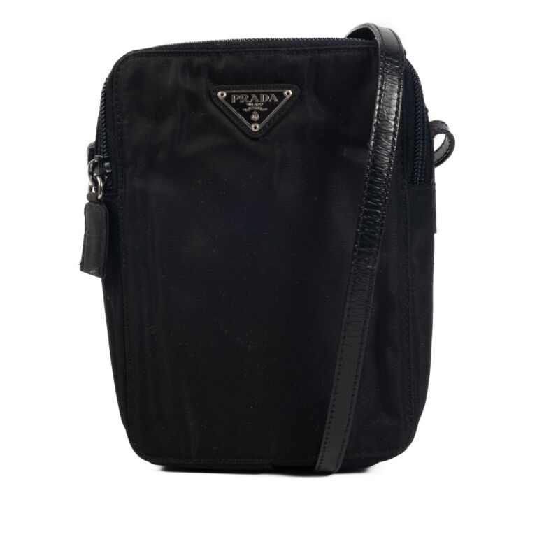 Prada black deals cross body