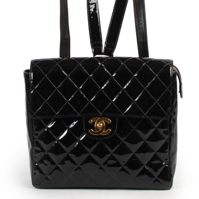 Chanel leather sales backpack