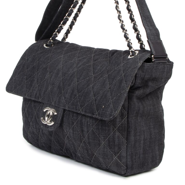 Chanel Denim Medium Flap Bag ○ Labellov ○ Buy and Sell Authentic