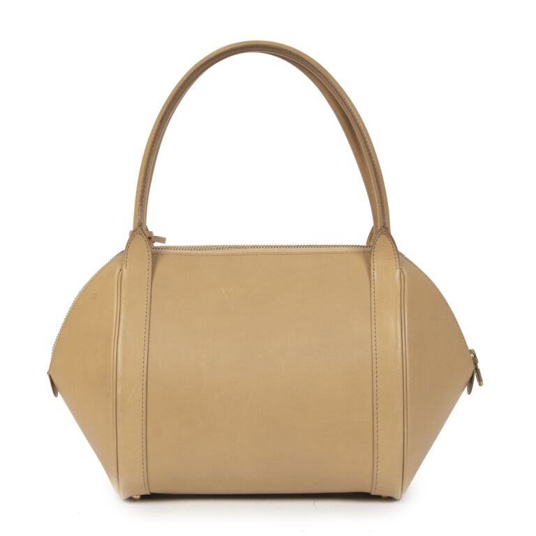 Delvaux Beige Perle Shoulder Bag Labellov Buy and Sell Authentic Luxury