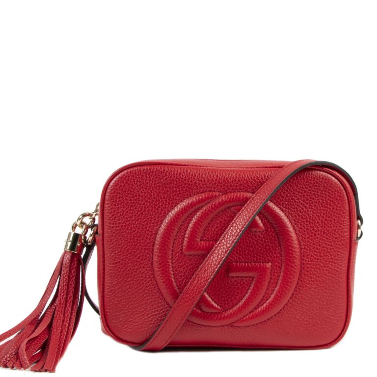 Gucci Soho Disco Red Crossbody Bag Labellov Buy and Sell