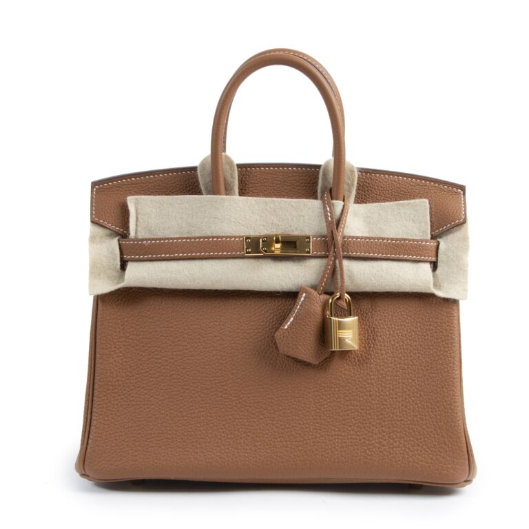 Hermes Birkin 25 Chocolat Togo Gold Hardware #C - Vendome Monte Carlo