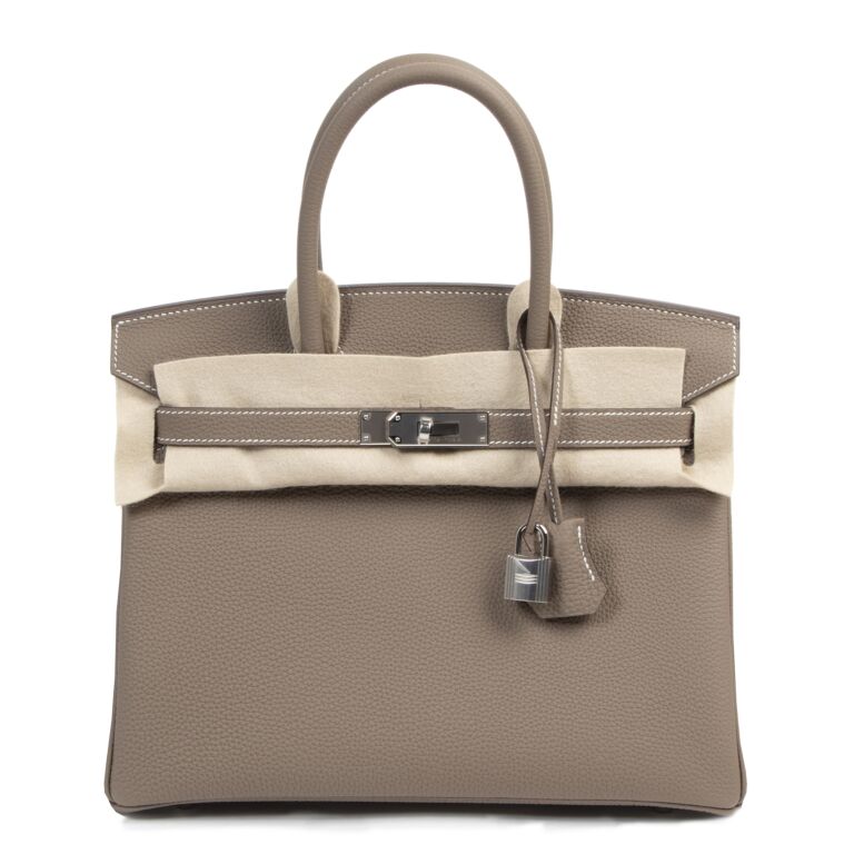 Hermes Birkin 30 Etoupe Togo Palladium Hardware – Madison Avenue