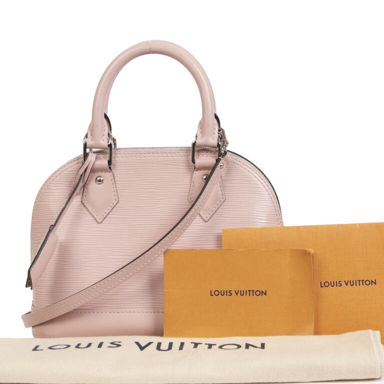 LOUIS VUITTON Shoulder Bag M41327 pink Rose ballerina Epi Leather Epi Alma  BB