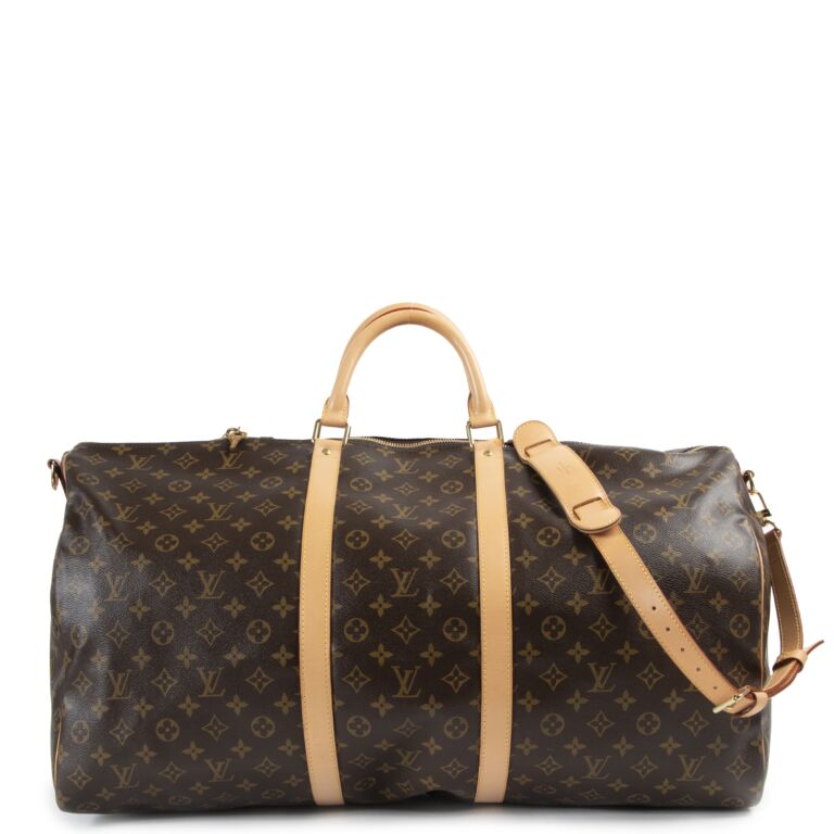 SALE Vintage Louis Vuitton Keepall 60 Bandouliere Monogram 