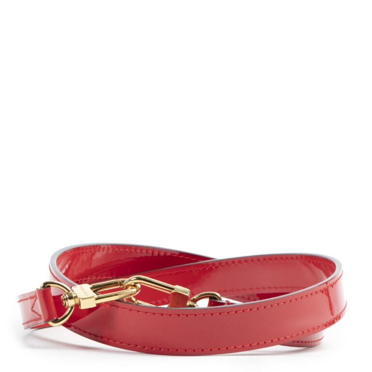 Louis Vuitton Red Patent Shoulder Strap Labellov Buy and