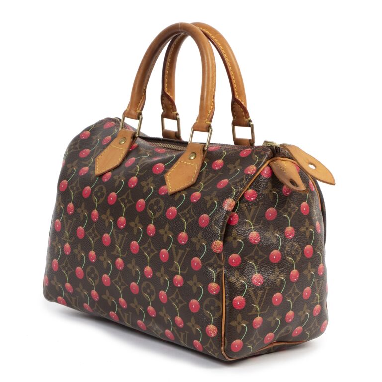 100% Authenticity Guarantee - Louis Vuitton Cherry Cerises Speedy