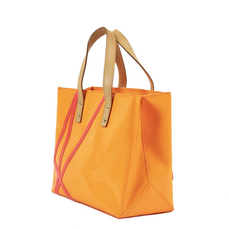 Louis Vuitton Neon Orange Monogram Vernis Robert Wilson Lexington Pochette  Bag Louis Vuitton