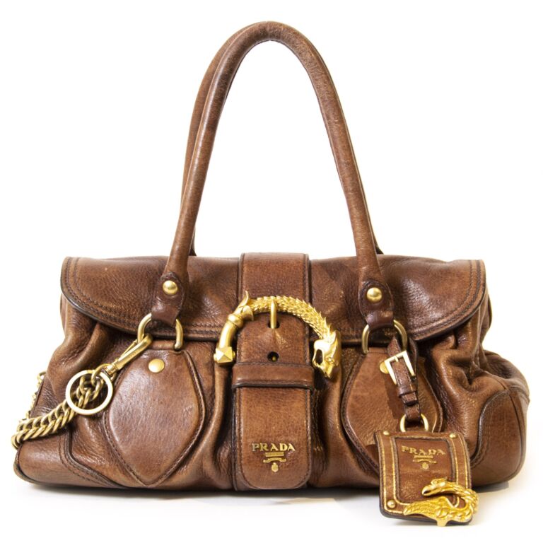 Prada snake hotsell buckle bag