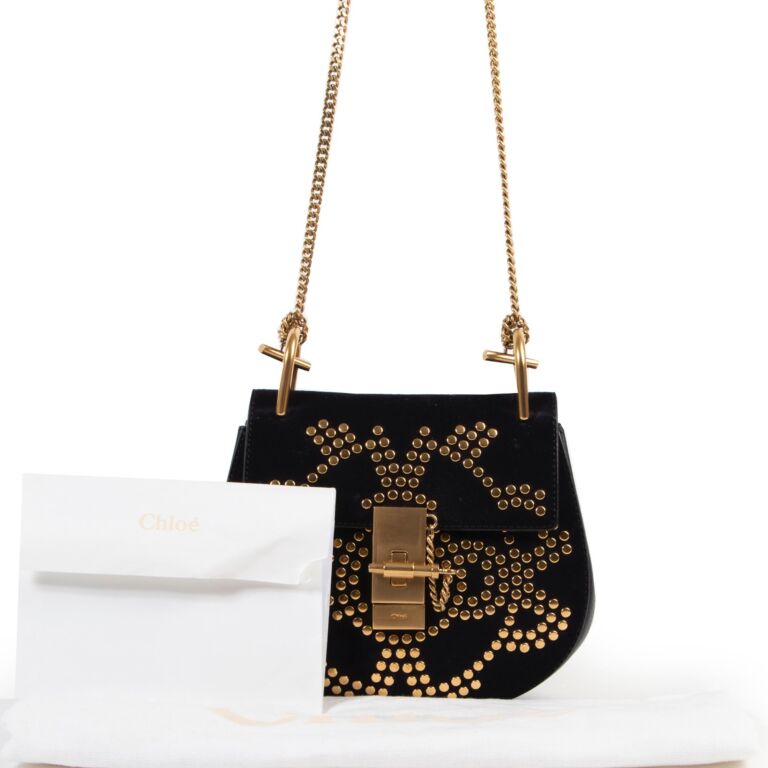Chloe drew bag suede top