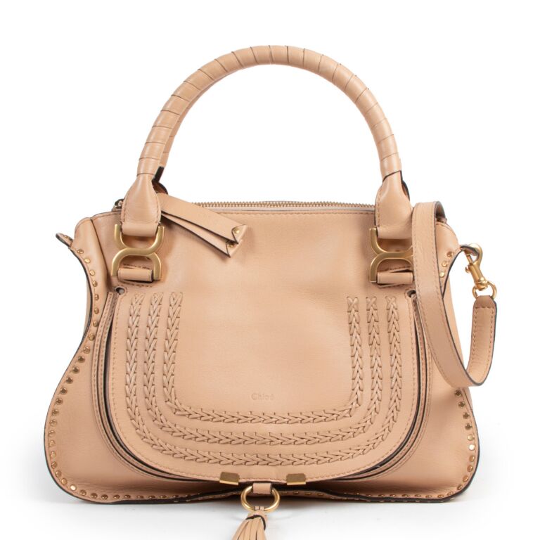 Chloe Blush Pink Marcie bag Labellov Buy and Sell Authentic Luxury