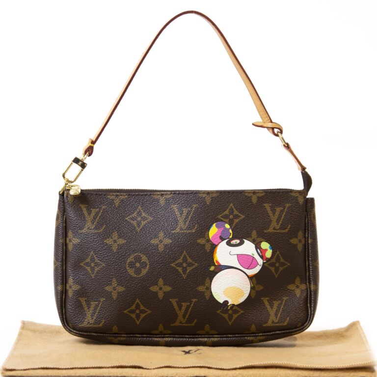 Louis Vuitton Monogram Limited Edition Murakami Panda Pochette Bag