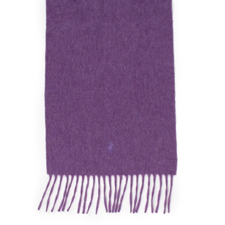 Ralph lauren purple scarf clearance