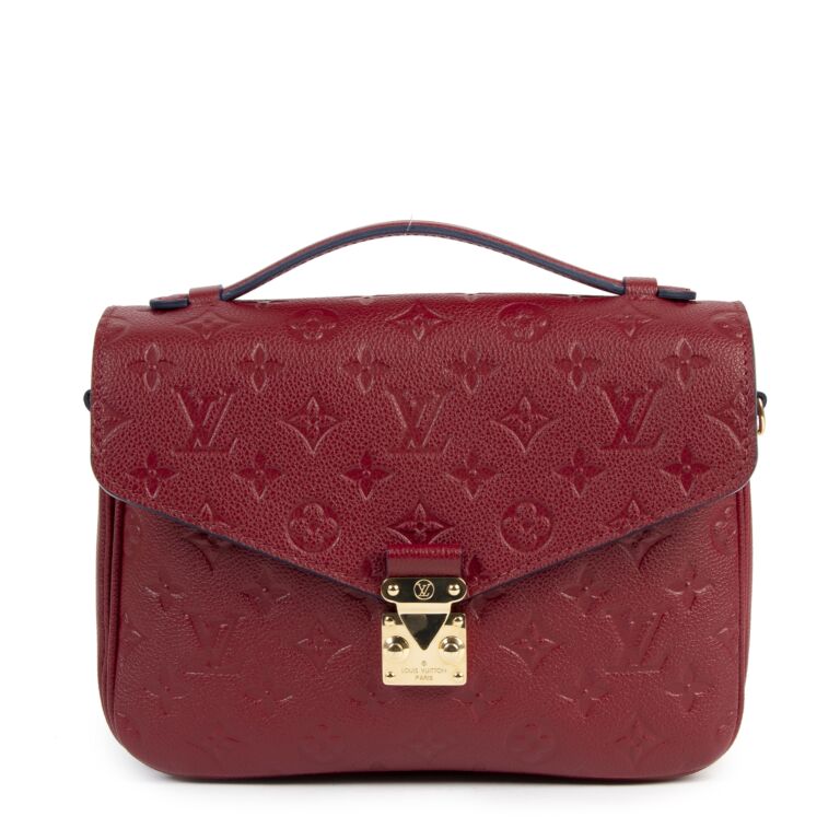 Louis Vuitton Cherry Berry Pochette M tis Monogram Embossed