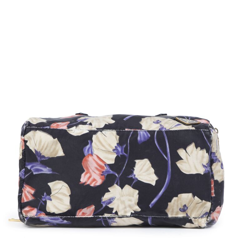 Prada donna floral print shoulder bag top