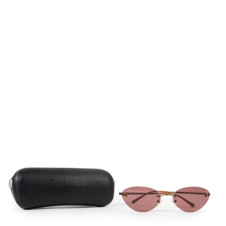 CHANEL サングラス 4003 ココマーク オーバル ブラウン メタル CHANEL サングラス 4003 ココマーク オーバル ブラウン メタル
