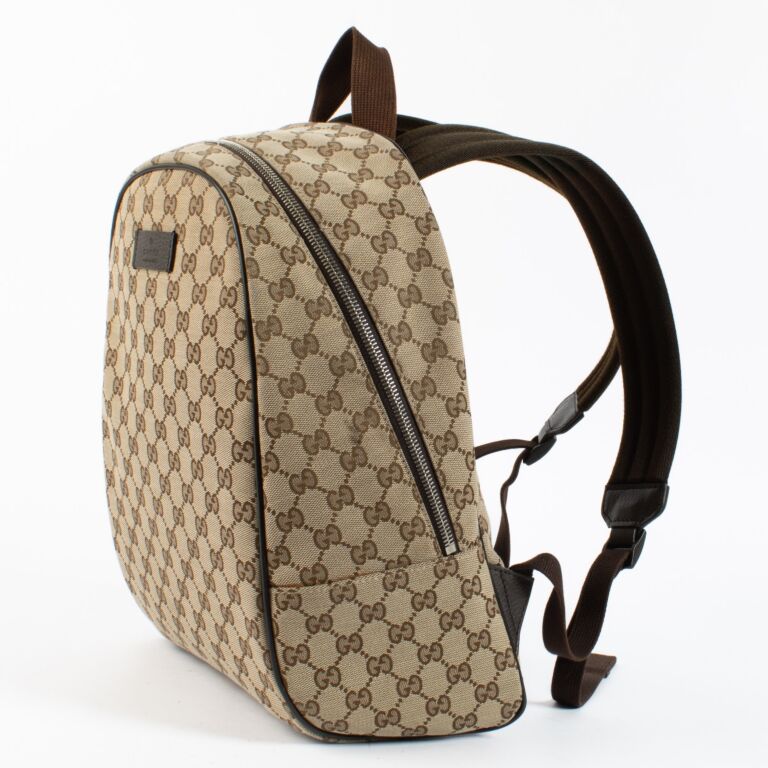 Gucci GG Canvas Backpack ○ Labellov ○ Buy and Sell Authentic Luxury