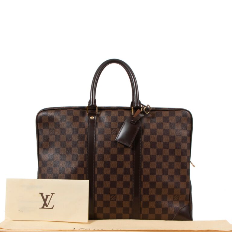 Louis Vuitton Louis Vuitton Damier Ebene document bag Brown ref.1004360 -  Joli Closet