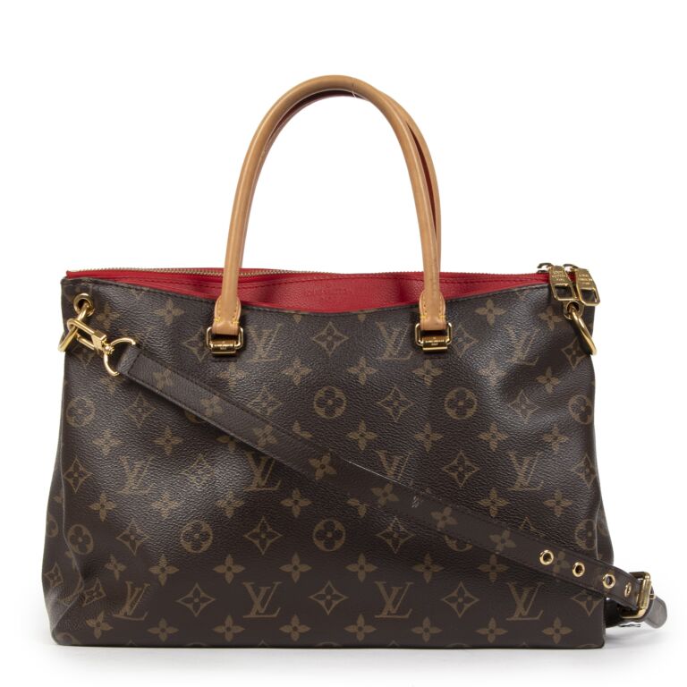 Louis Vuitton Pallas MM Cerise Monogram Bag Labellov Buy and