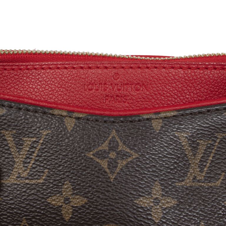 Louis Vuitton Bag Pallas Mm Monogram Calf Leather Black Handbag Added  Inserta962 Pony-style calfskin ref.641313 - Joli Closet