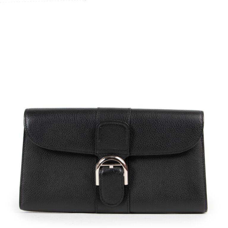 Delvaux Black Brillant PTF Long Sellier Wallet Labellov Buy
