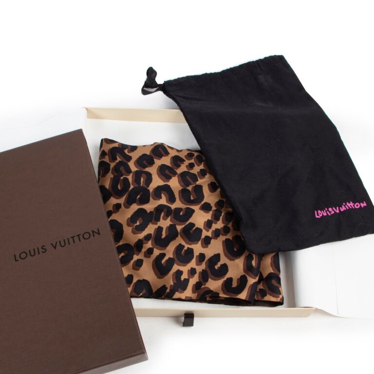 Louis Vuitton Brown Silk Monogram Scarf ○ Labellov ○ Buy and Sell Authentic  Luxury