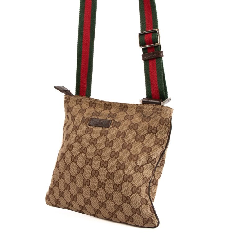 Gucci GG Canvas Crossbody Bag Labellov Buy and Sell