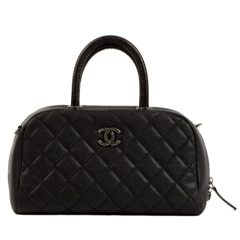 Chanel caviar bowler bag online