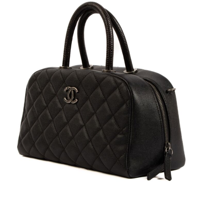 Chanel New Mini Bowling Bag Sheepskin In Black - Praise To Heaven