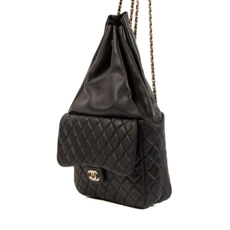 Chanel Black Quilted Lambskin Seoul Backpack Labellov Buy
