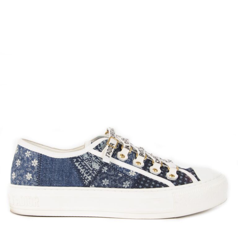 Dior Walk n Dior Denim Sneakers Size 37 Labellov Buy and