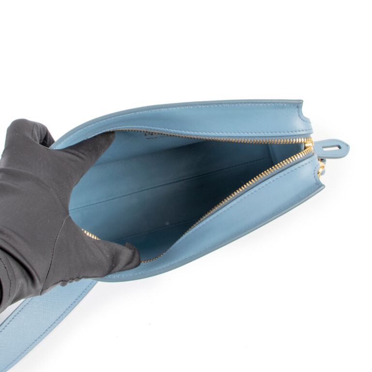 Prada Beige Saffiano Leather Esplanade Shoulder Bag Prada