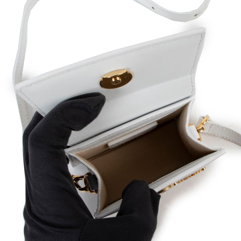Jacquemus White Le Chiquito Mini Crossbody Bag ○ Labellov