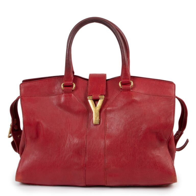 Ysl red shoulder bag shop