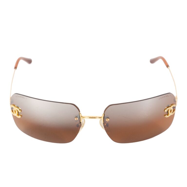 chanel frameless sunglasses