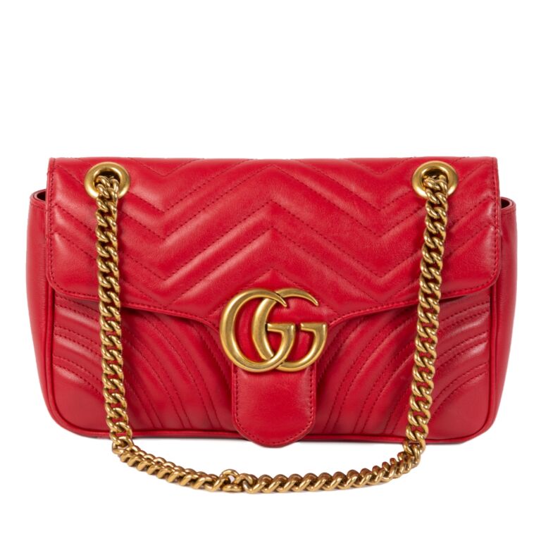 Gucci marmont large red sales
