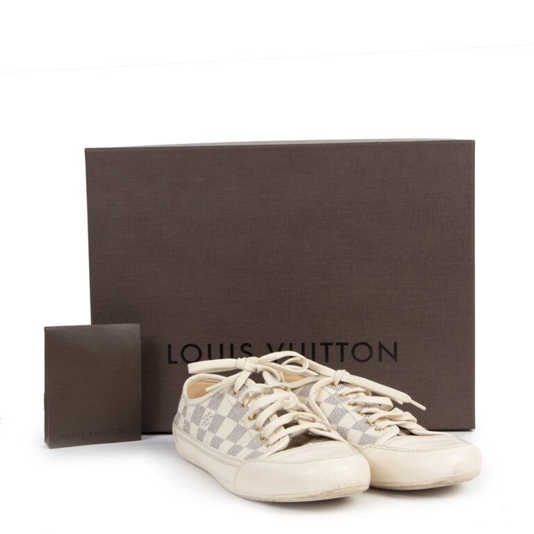 Louis Vuitton Damier Azur Sneakers Size 40 Labellov Buy