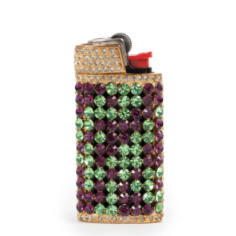 Versace Medusa Crystal Embellished Lighter Case Labellov Buy